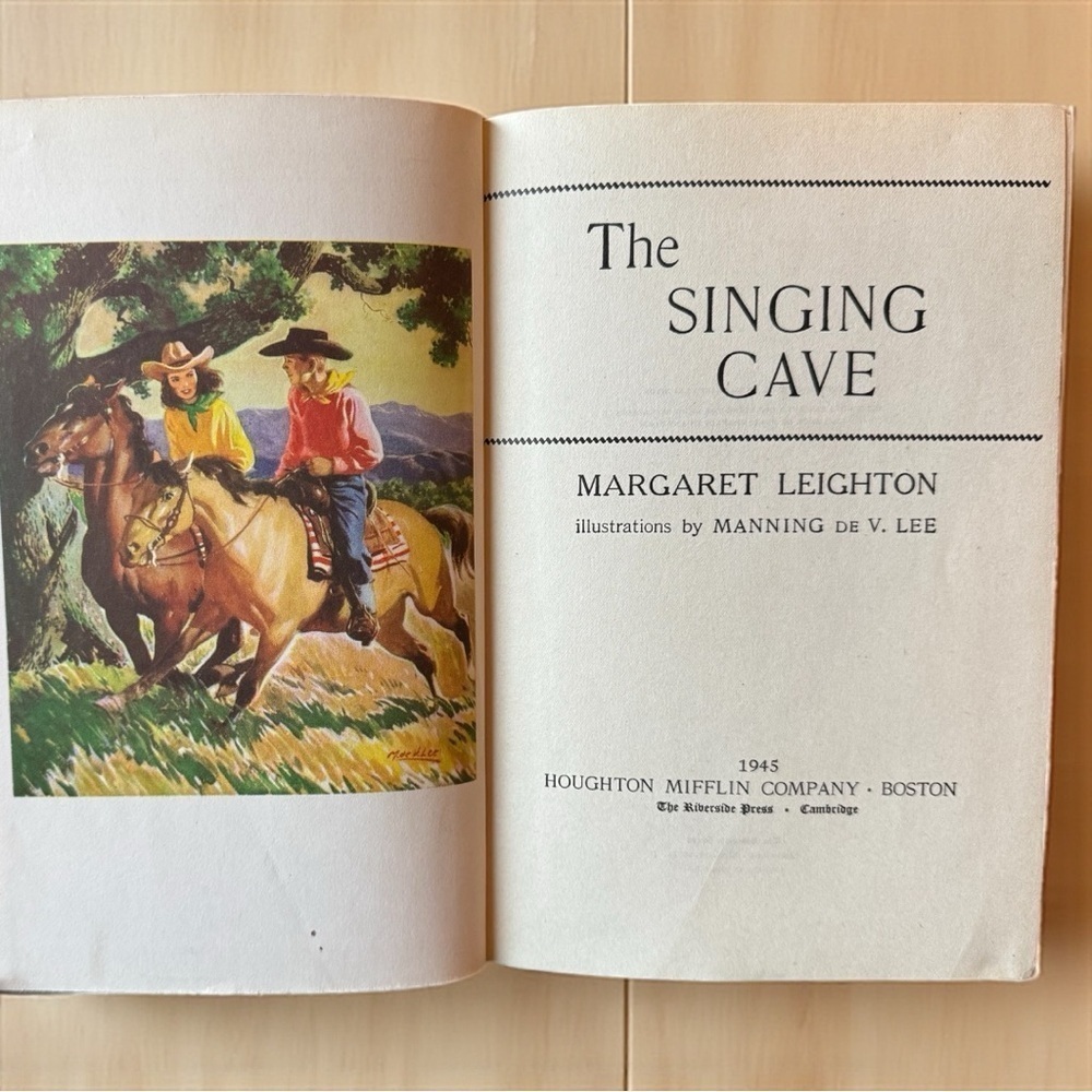 Vintage 1945 The Singing Cave by Margaret Leighton | Illustrated